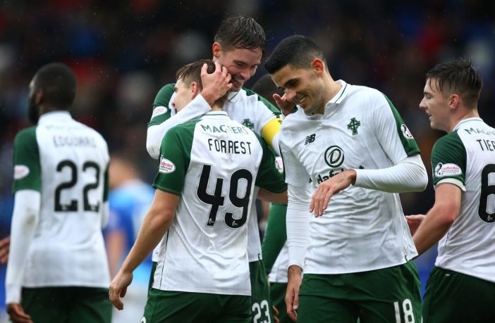 James Forrest scored four goals against St Johnstone on this day in 2018