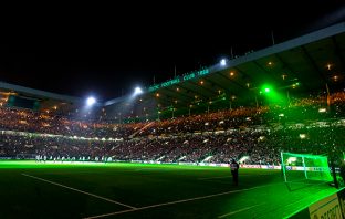 Light show at Celtic Park