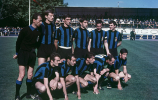 Inter Milan line-up in Lisbon