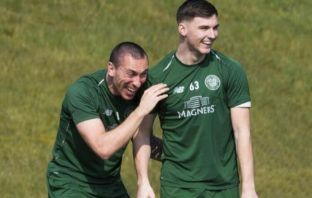 Scott Brown and Kieran Tierney