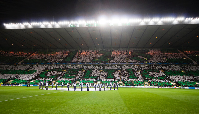 Green Brigade pre match display 