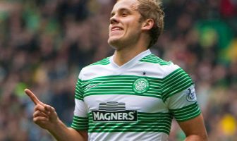 Teemu Pukki celebrates