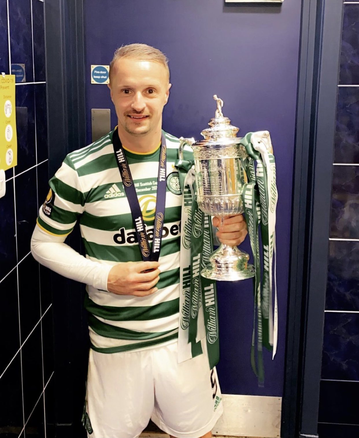Leigh Griffiths with the Scottish Cup