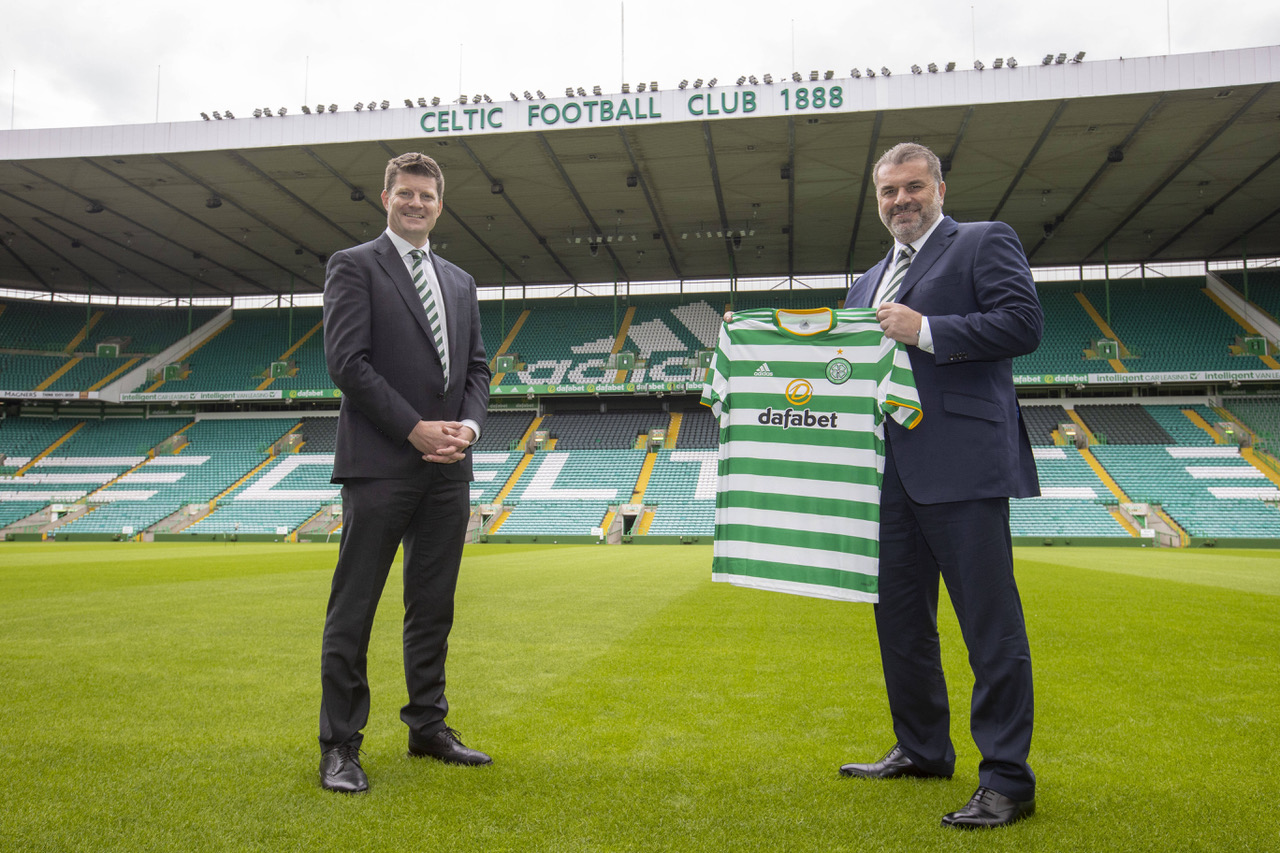 Ange Postecoglou and Dominic McKay