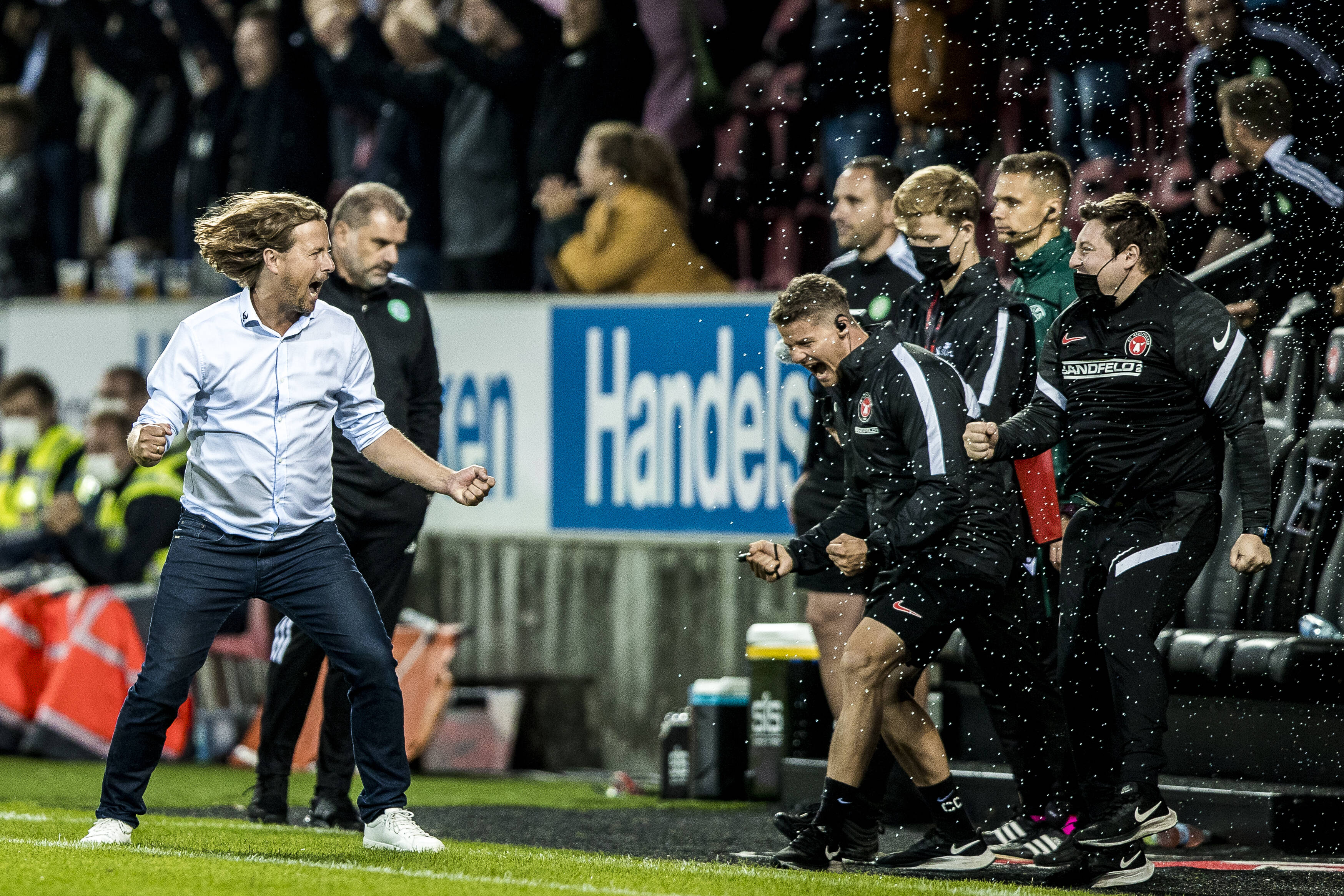 FC Midtjylland celebrate