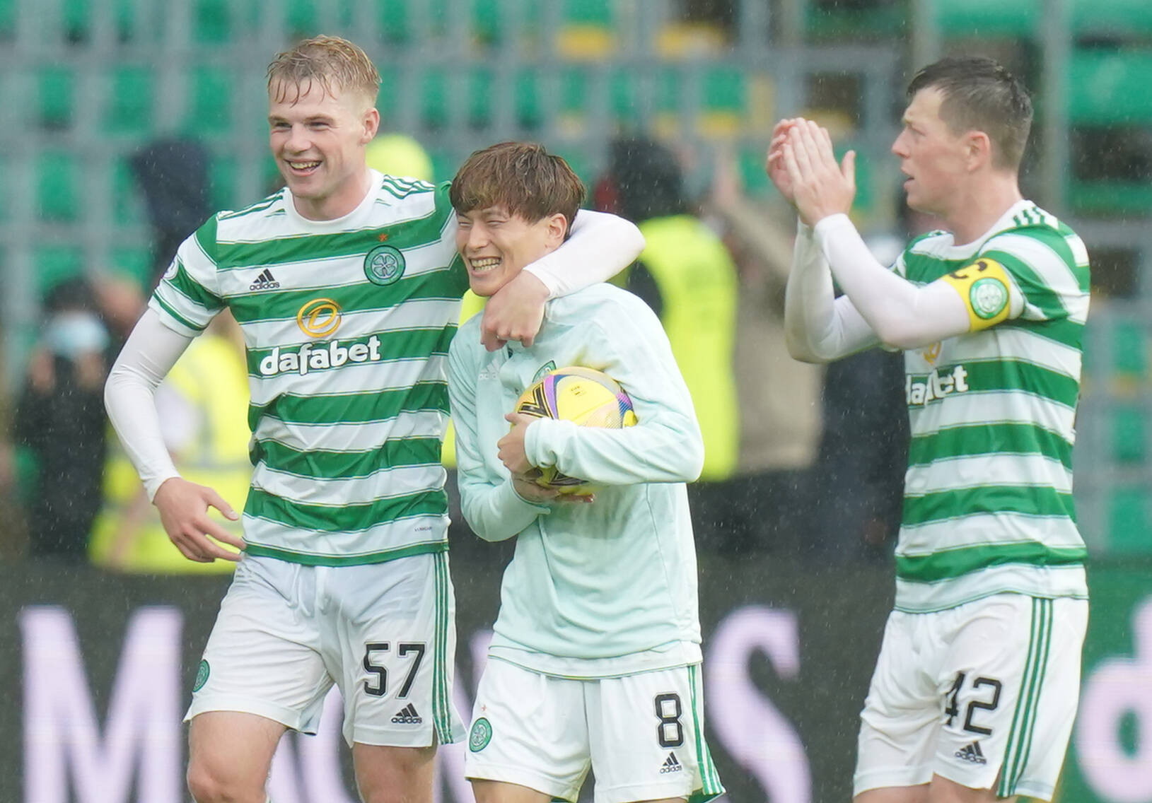 Kyogo's hat-trick against Dundee