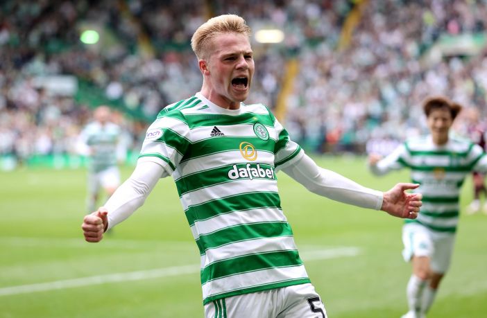 Stephen Welsh celebrates