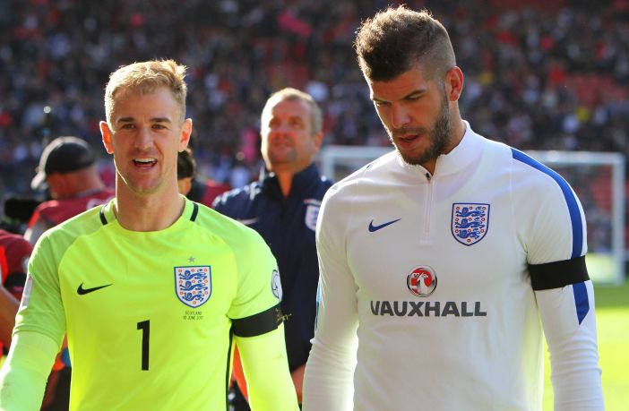 Joe Hart and Fraser Forster