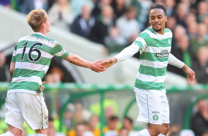 Jason Denayer celebrates