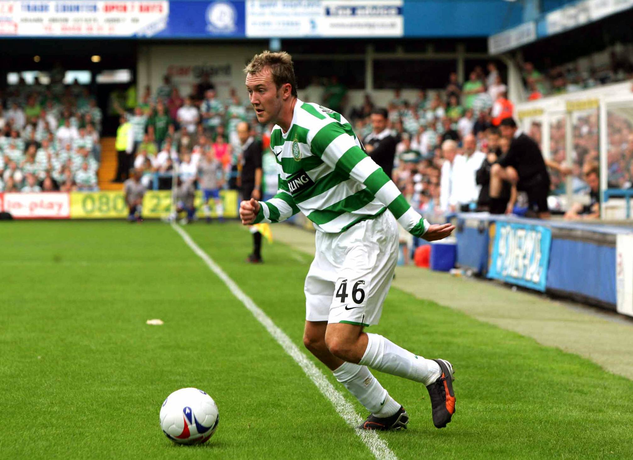 Aiden McGeady on the ball