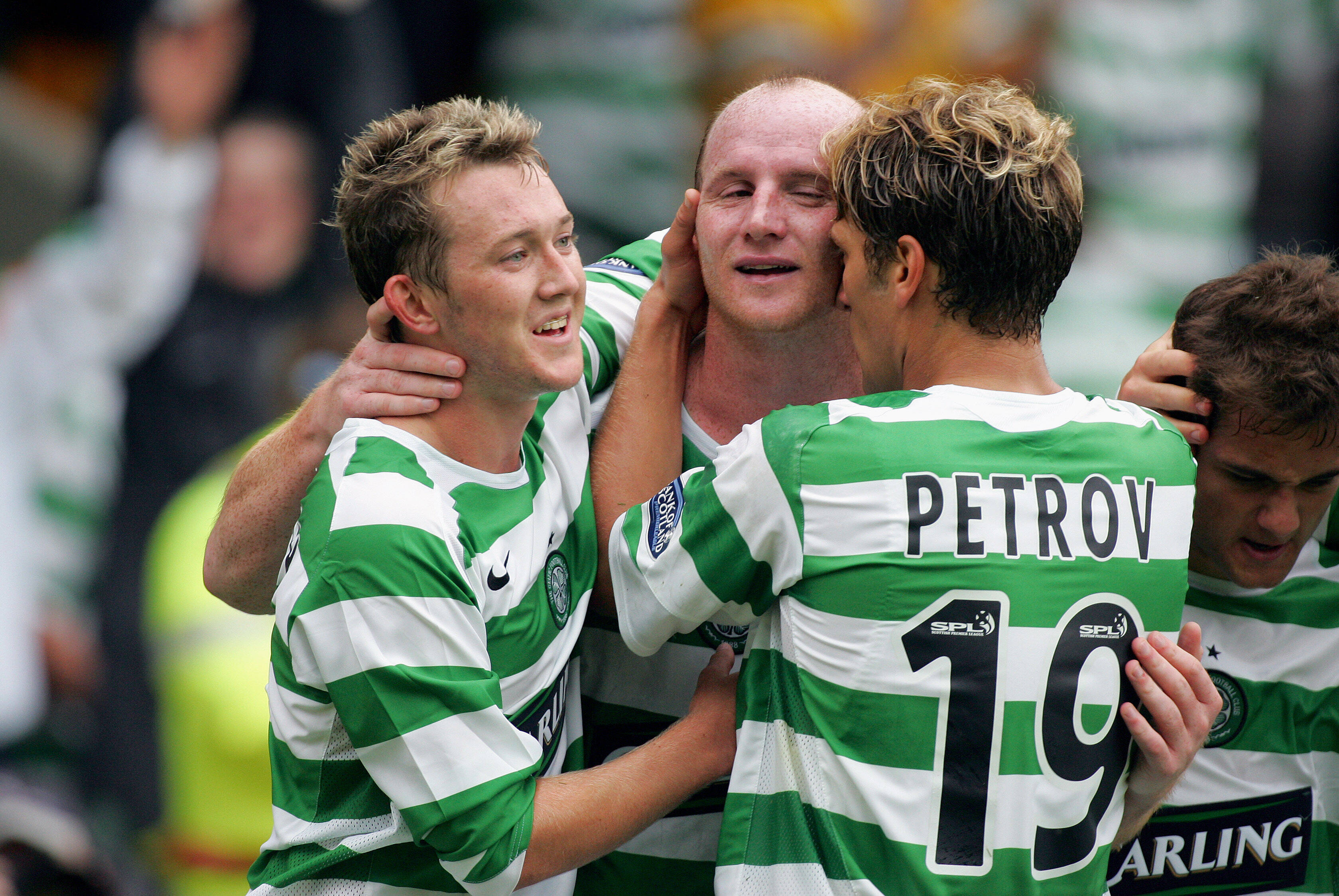 Aiden McGeady, John Hartson & Stilian Petrov 