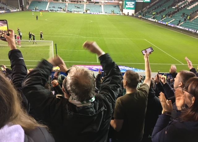 David Potter at Easter Road