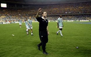 A dejected Martin O'Neill in Seville