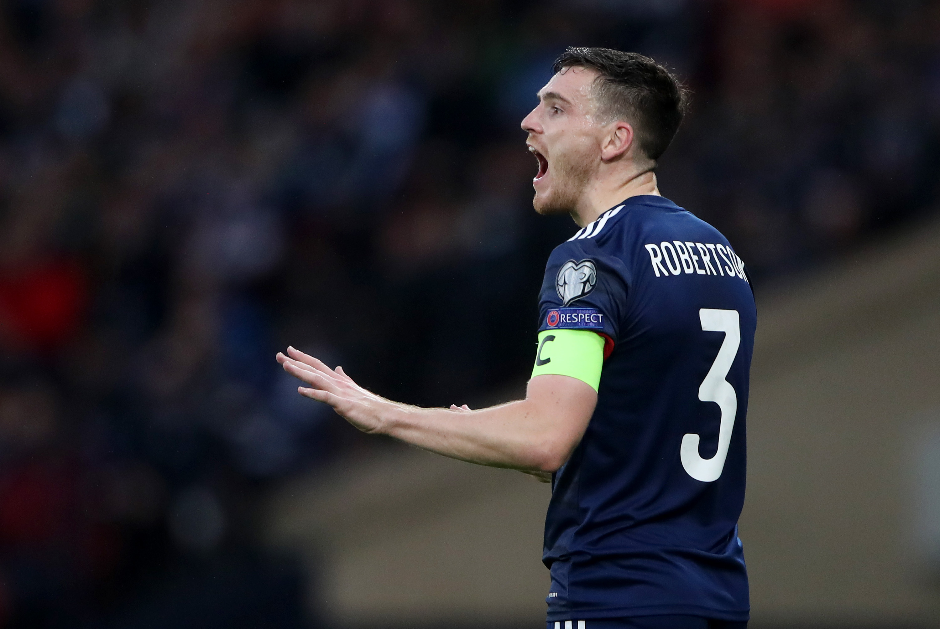 Andy Robertson of Scotland