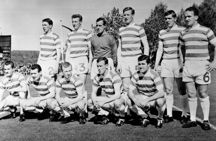 25th May 1967: The Celtic team lines up