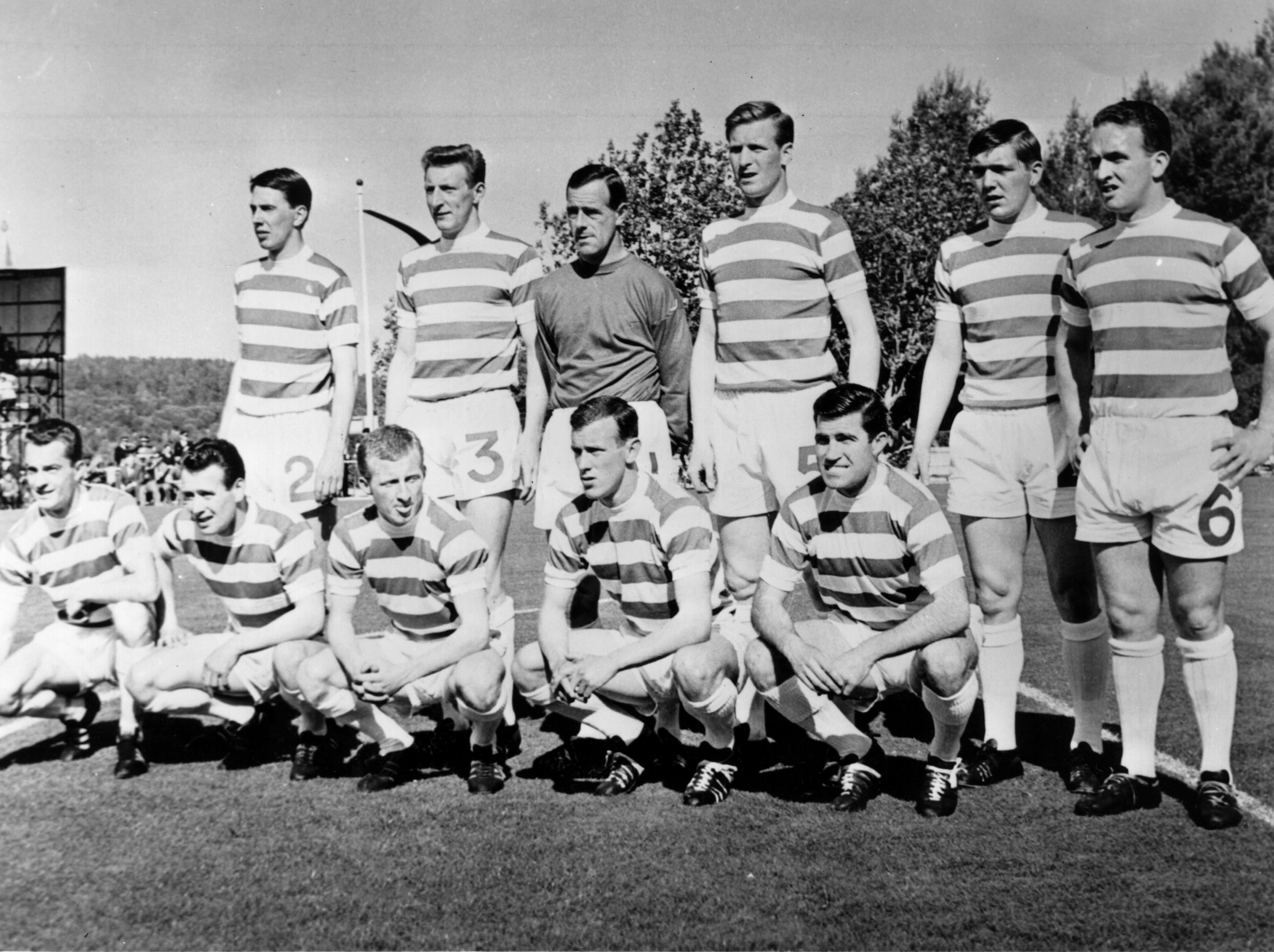 25th May 1967: The Celtic team lines up