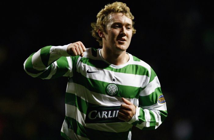 Aiden McGeady celebrates