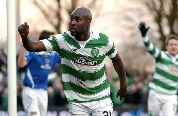 Carlton Cole scores for Celtic.
