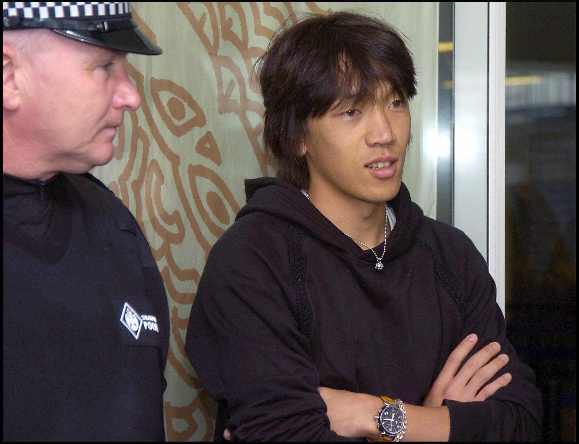 Shunsuke Nakamura arrives at Glasgow Airport