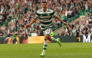 Liel Abada celebrates