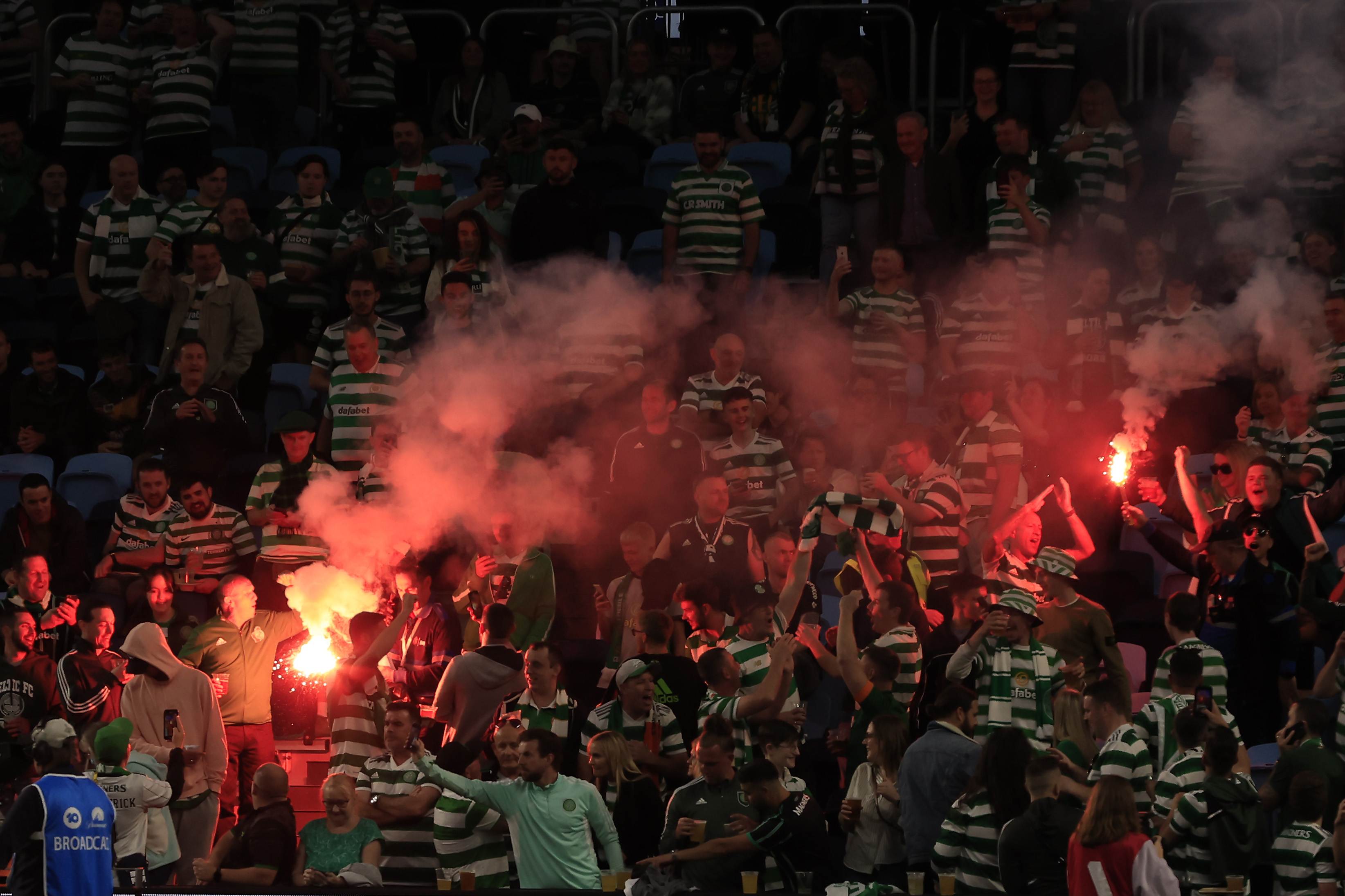 Celtic supporters in Australia