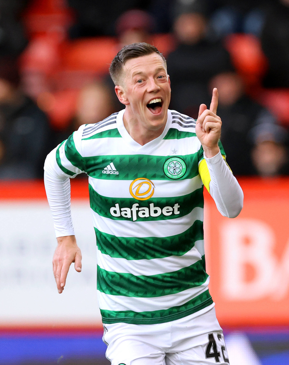 Callum McGregor celebrates 