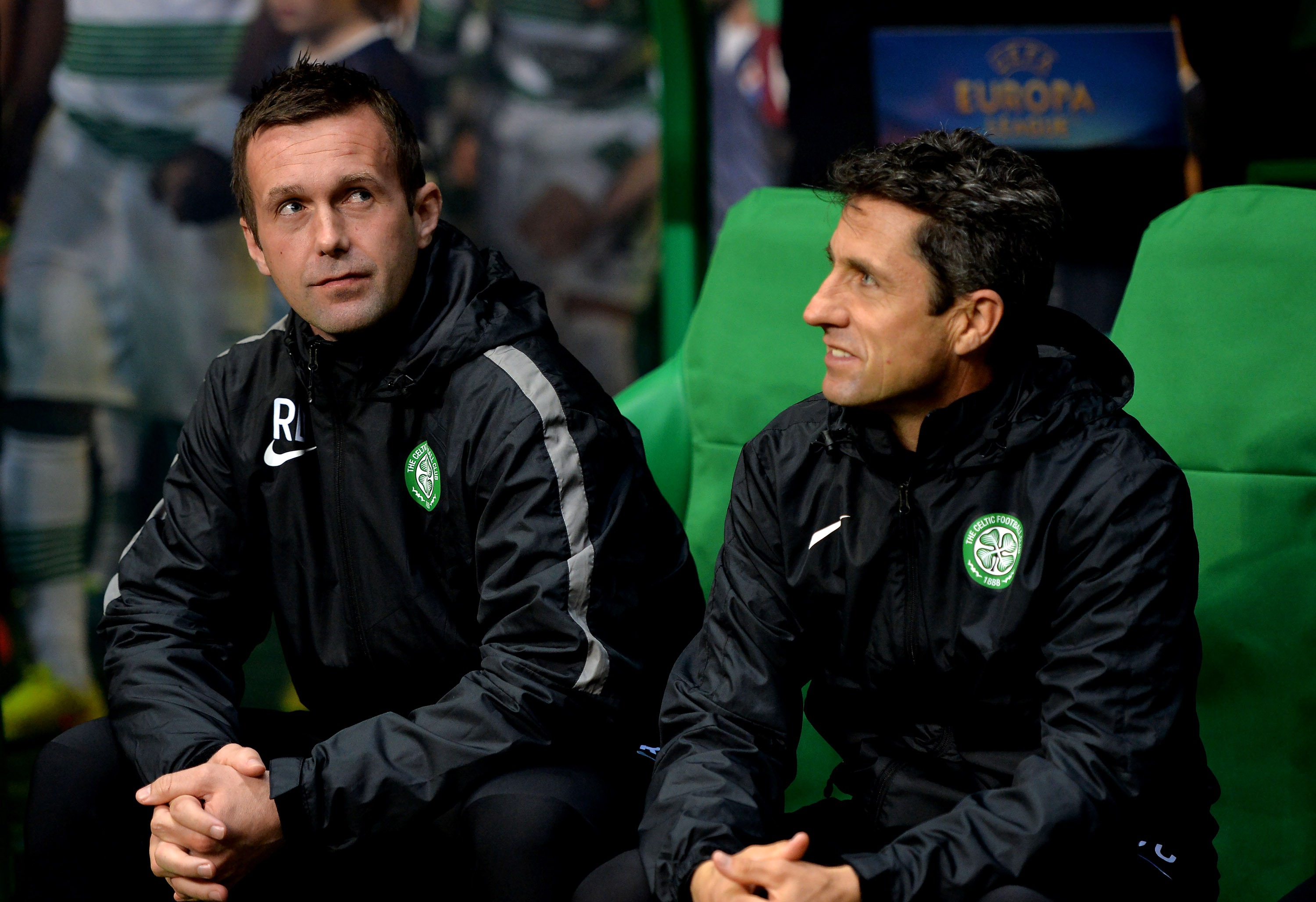 Ronny Deila and John Collins 