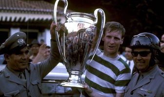Billy McNeill (Celtic) holds the European Cup