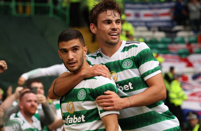 Liel Abada celebrates