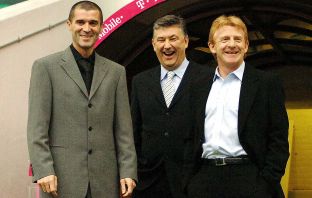 Roy Keane, Peter Lawwell and Gordon Strachan