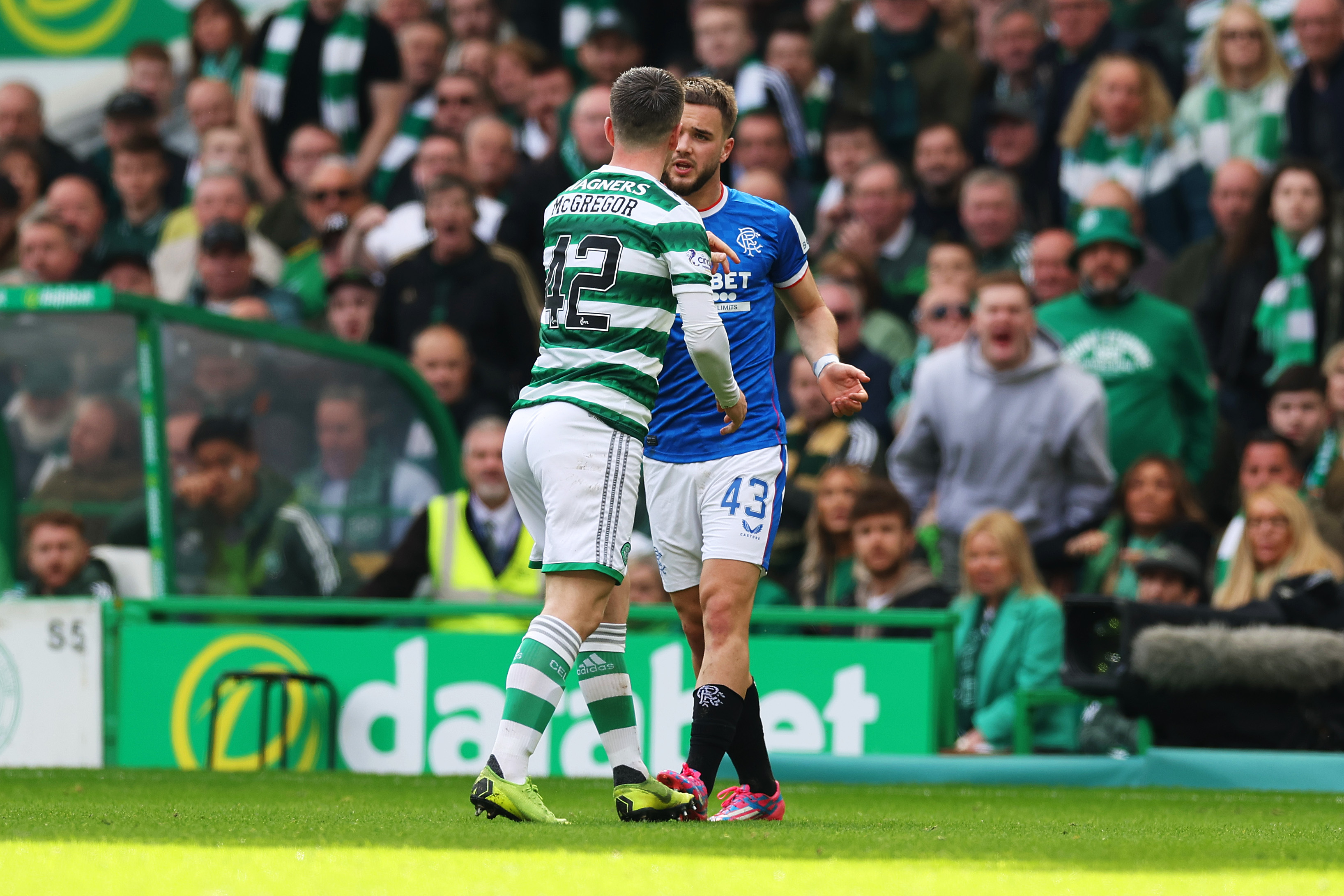 Callum McGregor clashes with Nicolas Raskin 