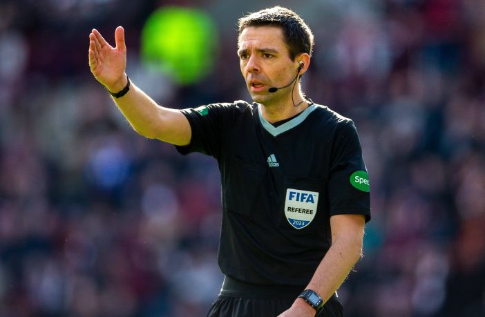 Kevin Clancy has the whistle