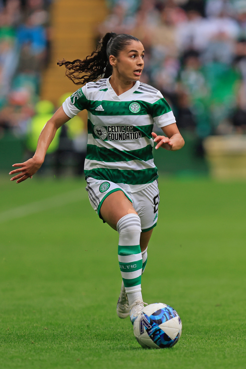 Jacynta in action for Celtic 