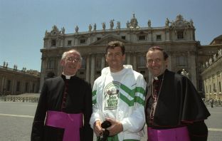 Pat Bonner at the Vatican