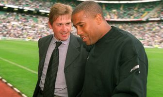 Kenny Dalglish with John Barnes