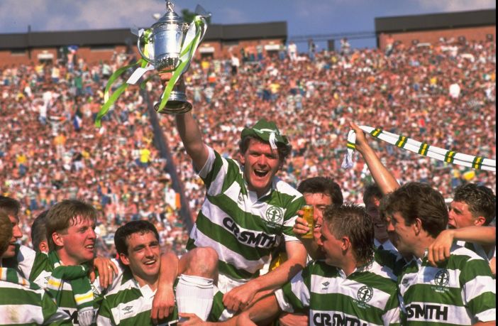Roy Aitken celebrates
