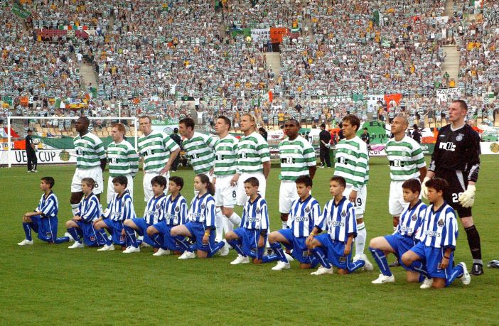 Massive Celtic support in Seville