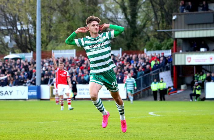 Johnny Kenny celebrates