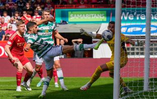 Liel Abada of Celtic scores