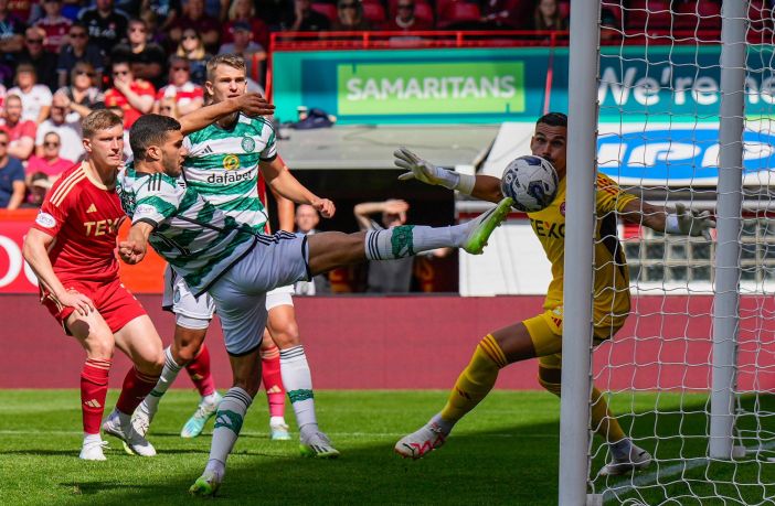 Liel Abada of Celtic scores