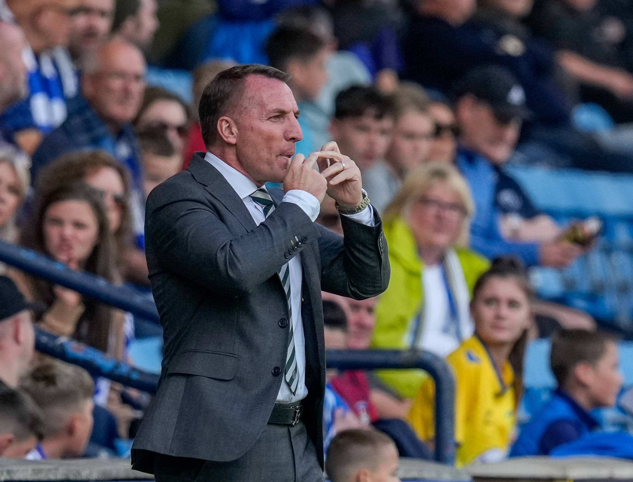Brendan Rodgers at Rugby Park