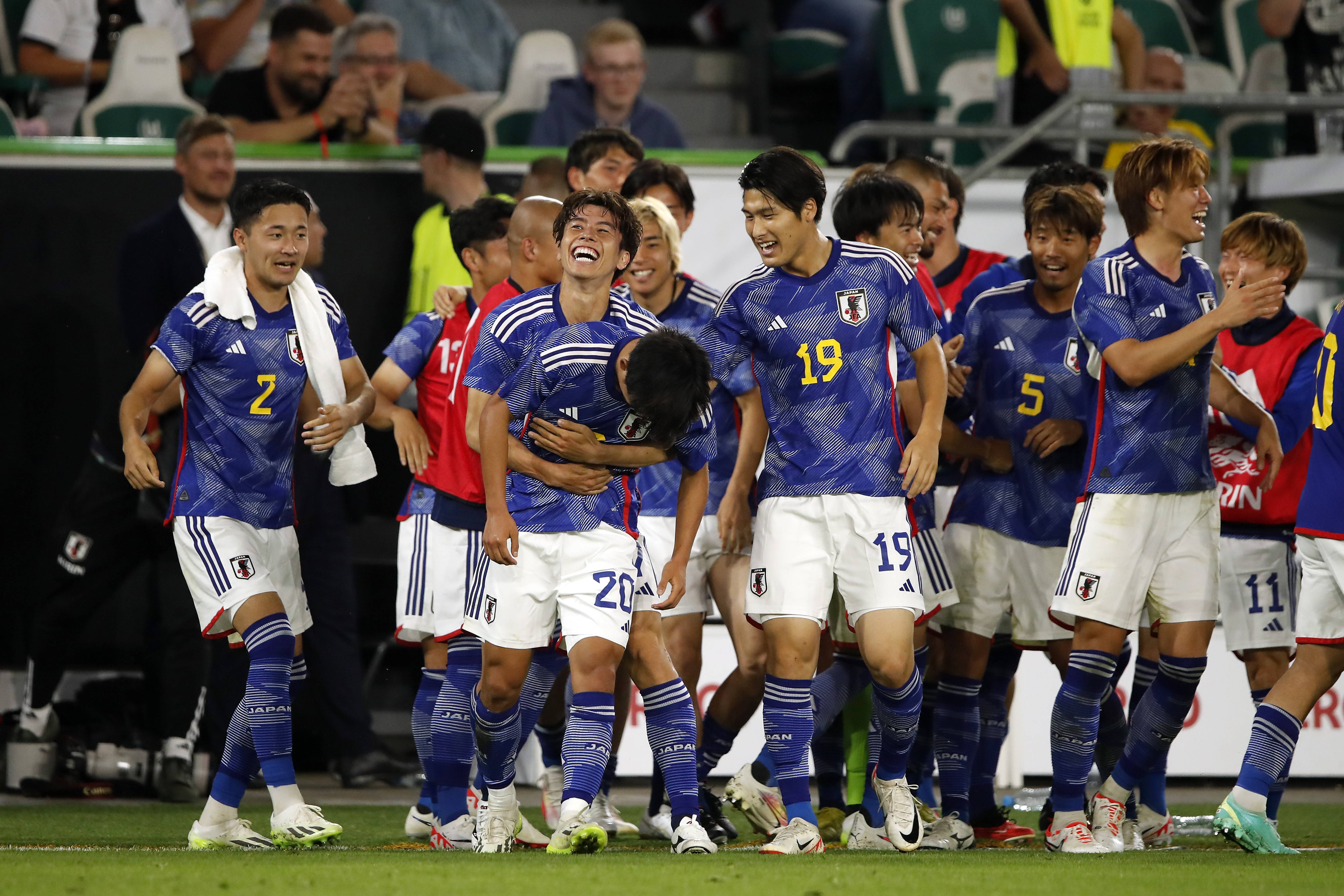 Kyogo in action for Japan