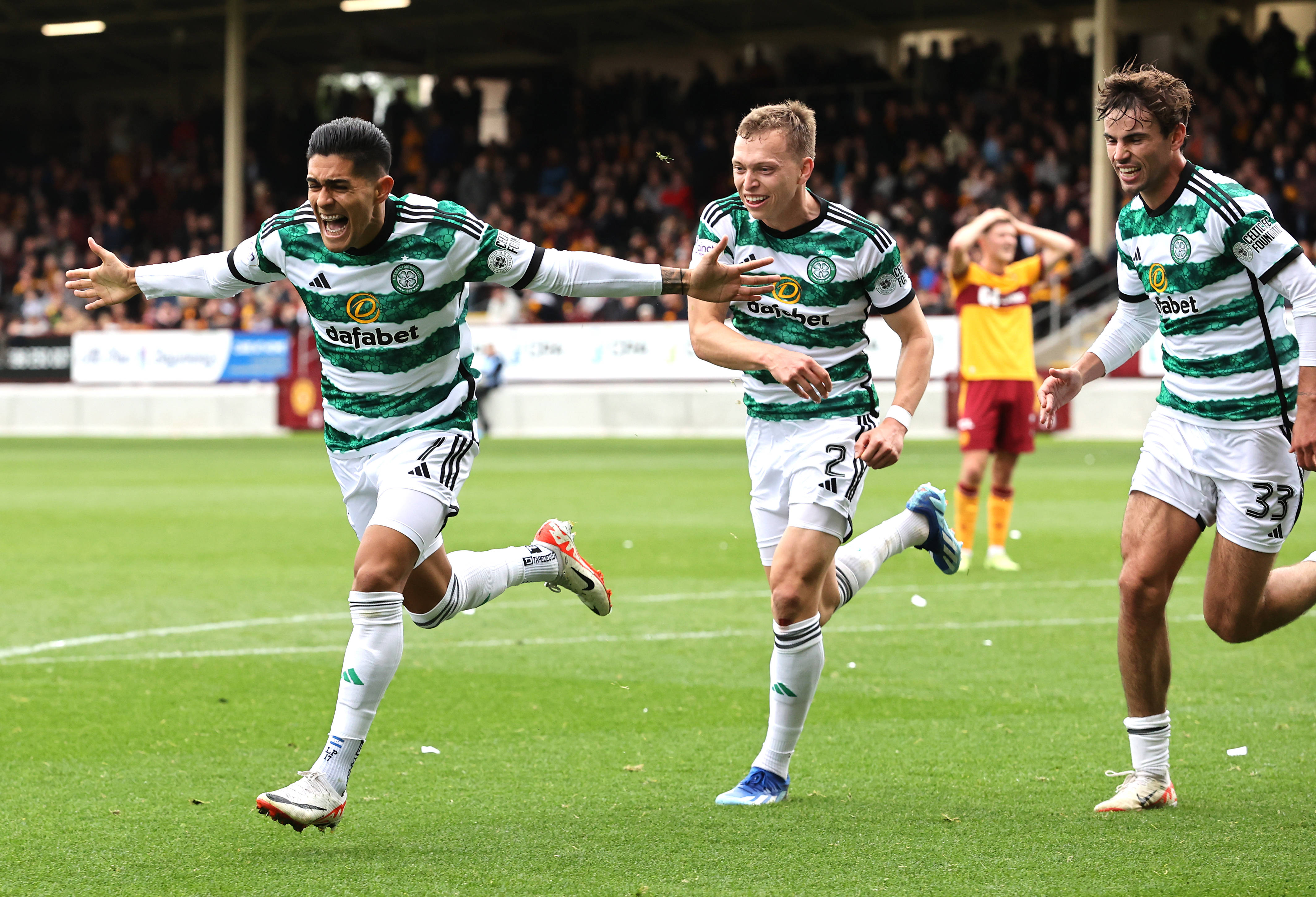 Luis Palma celebrates