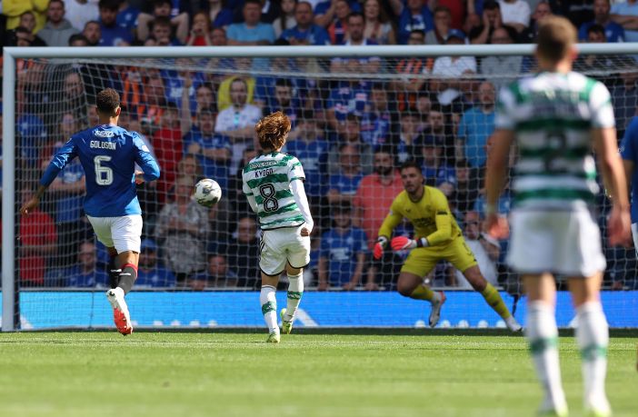 Kyogo scores the winner at Ibrox