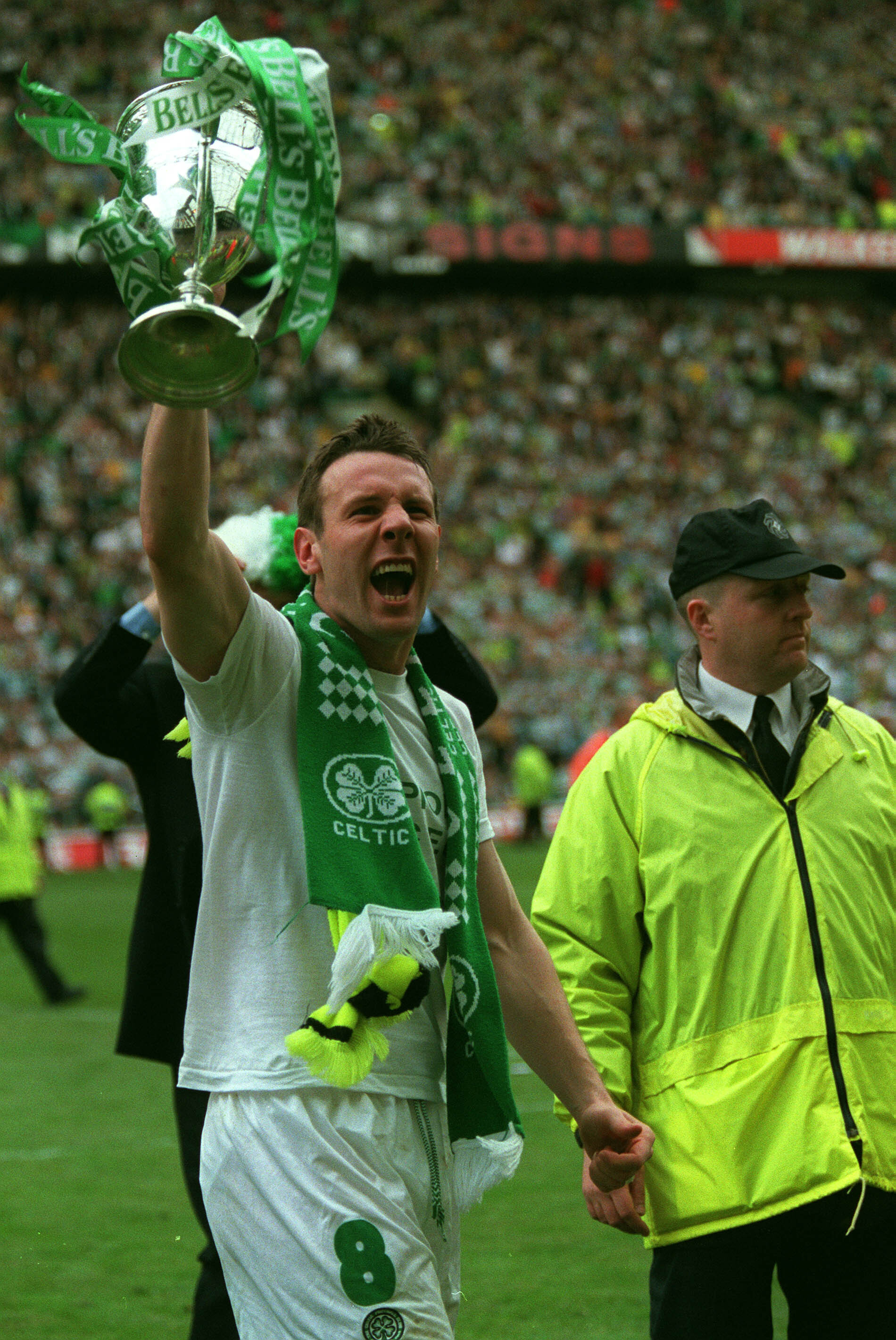 Craig Burley celebrates 