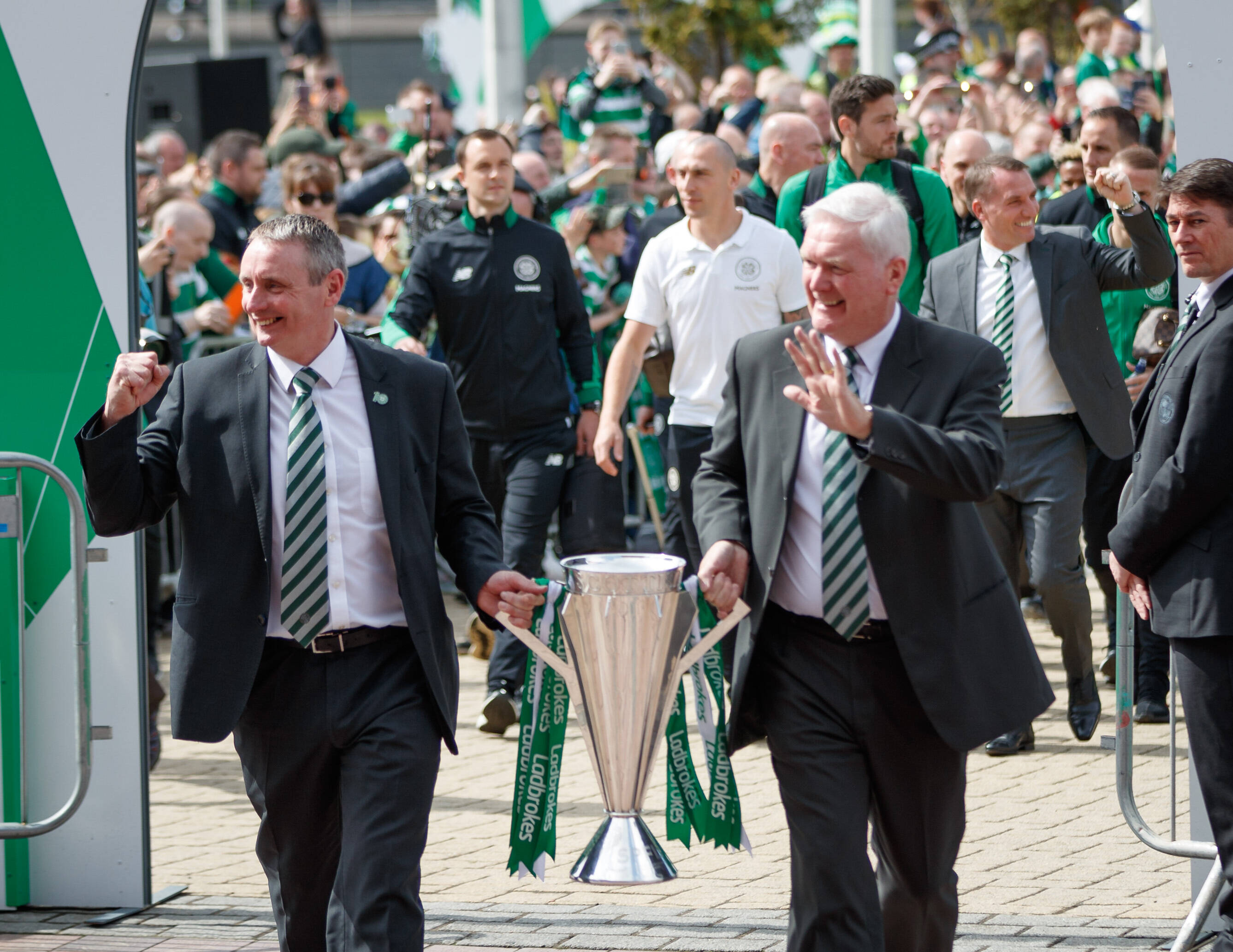 Tom Boyd with Roy Aitken 