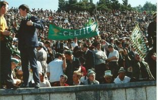 Celtic supporters in Lisbon