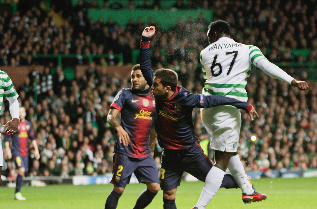 Victor Wanyama scores