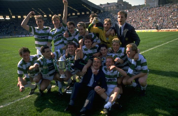Celtic celebrate the double in 1988