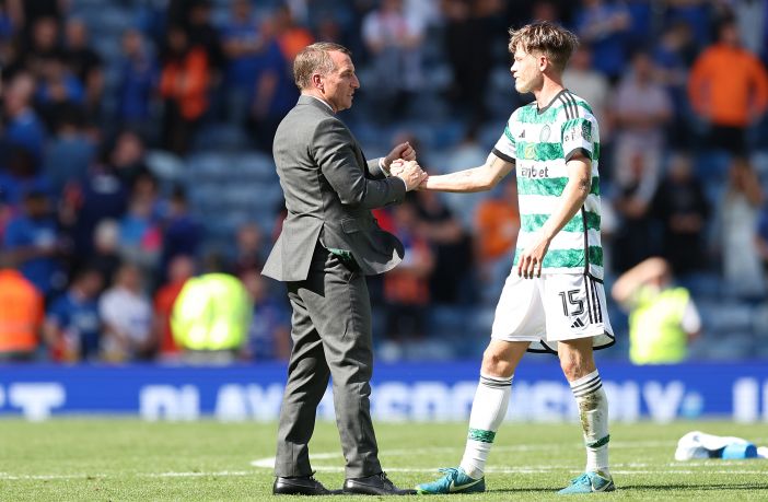 Brendan Rodgers and Odin Thiago Holm